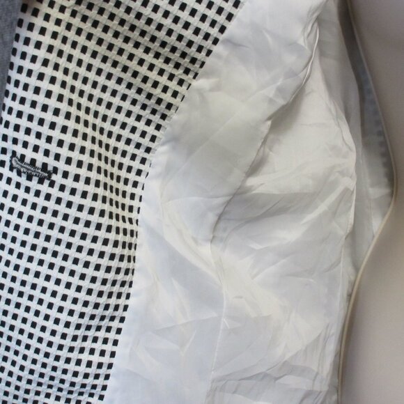 Talbots Gingham Blazer Jacket Large - Picture 6 of 16